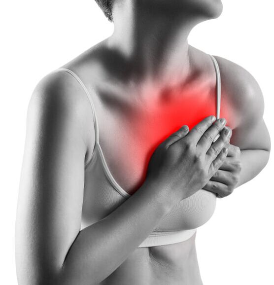 douleur dans la région thoracique un symptôme d'ostéochondrose thoracique jpg